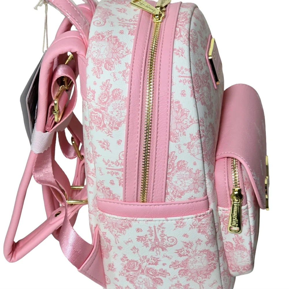 Loungefly Disney Aristocats Marie Toile Mini Backpack NWT